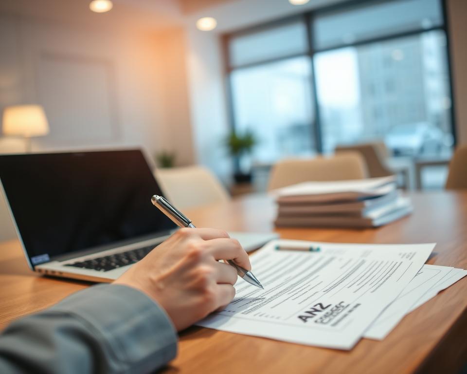 ANZ Credit Cards application process